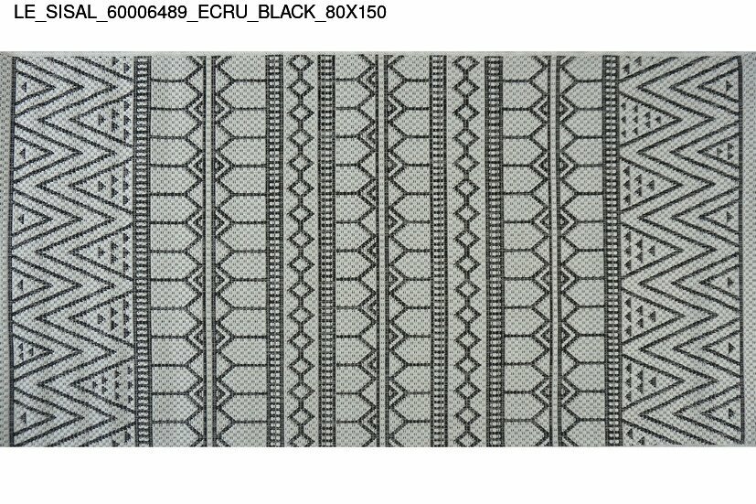 le_sisal_60006489_ecru_black_80x150